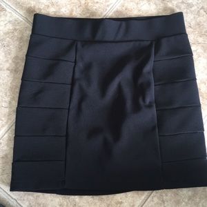 Bebe Black mini skirt